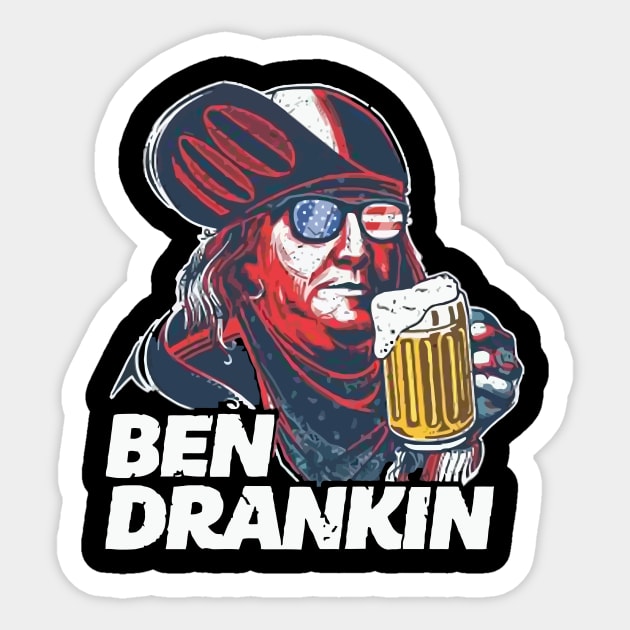 Ben drankin Sticker by mizoneroberto